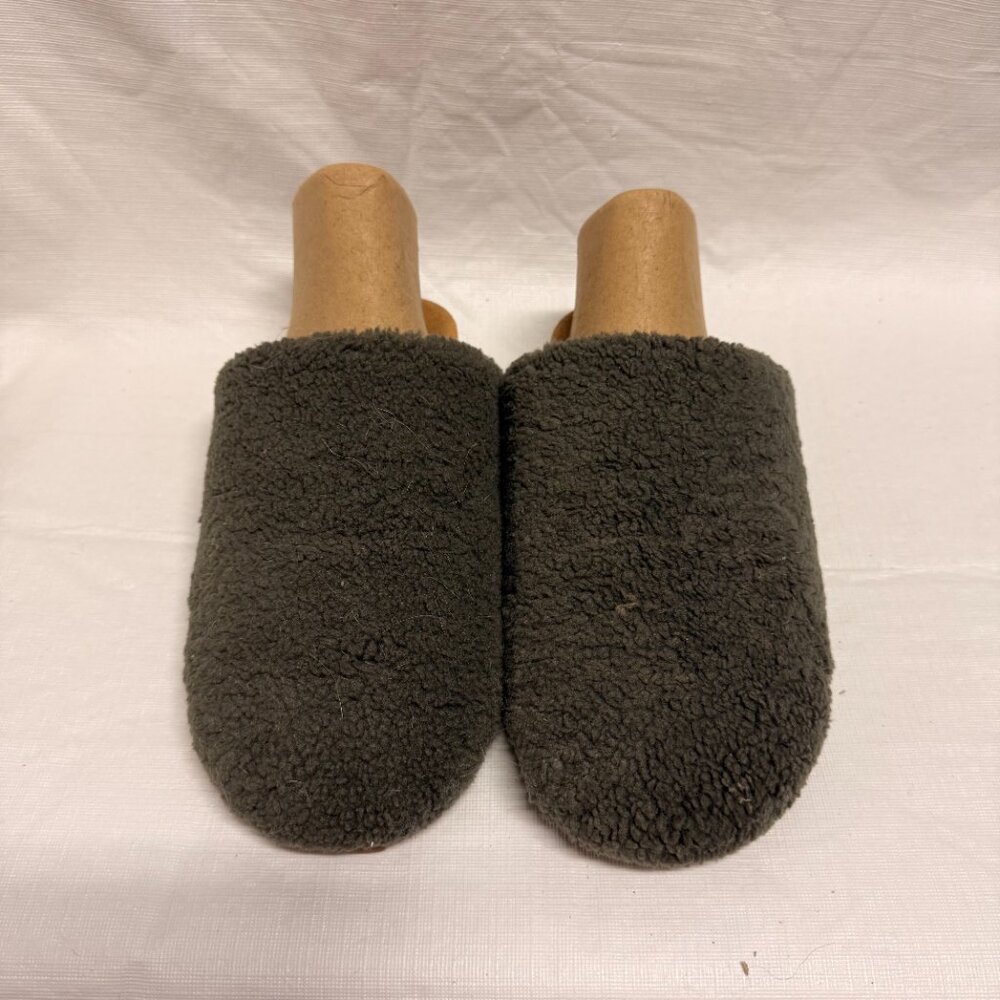 Revitalign Holly Sherpa Orthotic Slippers - Charcoal Grey - Size 7